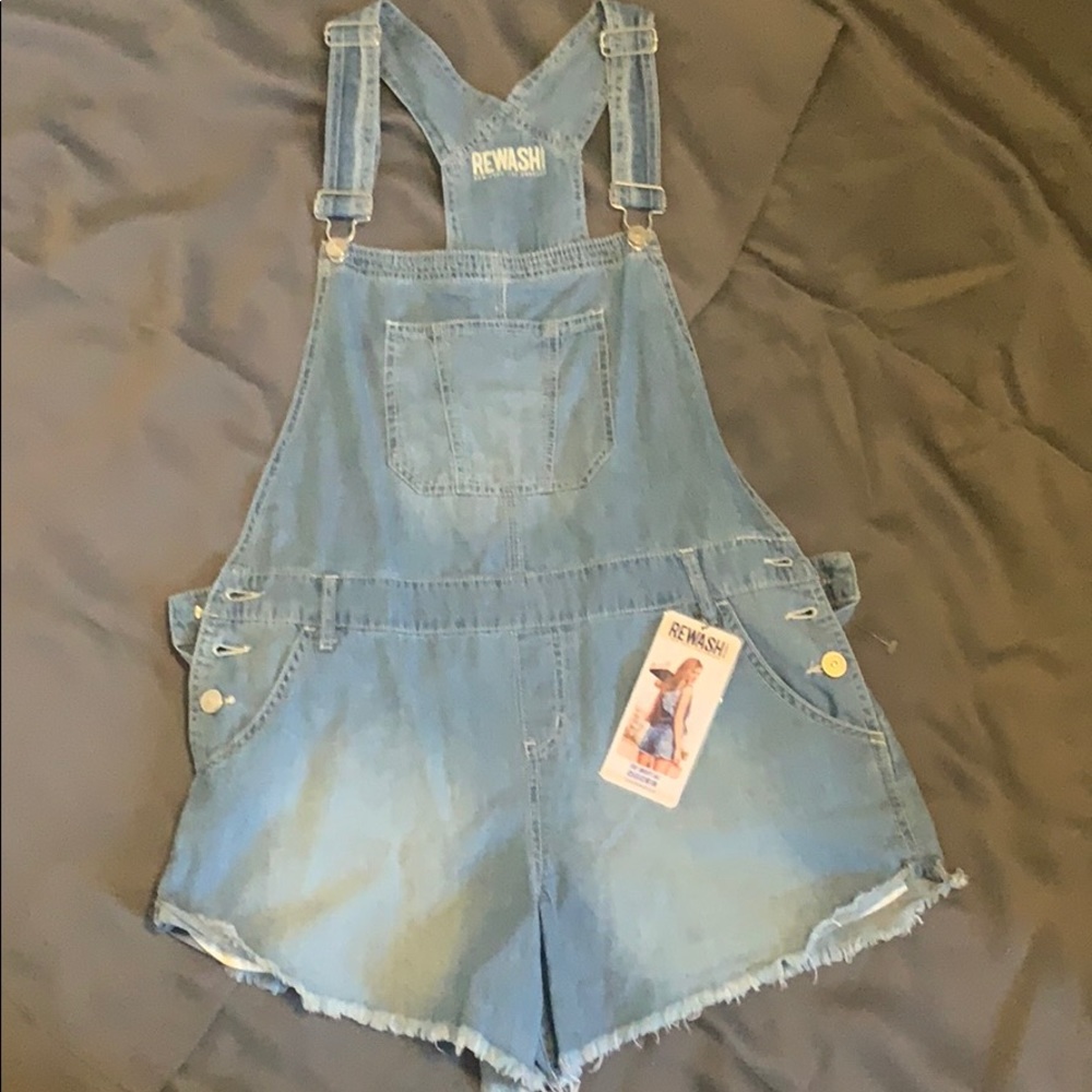 Overall Shorts